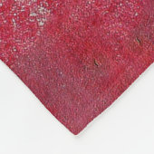 Rote Grunge Textur abstract,alt,art,background, Fleecedecke (Ecke)