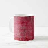 Rote Grunge Textur abstract,alt,art,background, Kaffeetasse (Vorderseite Links)