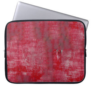 Rote Grunge Textur abstract,alt,art,background, Laptopschutzhülle