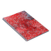 Rote Grunge Textur abstract,alt,art,background, Notizblock (Rechte Seite)