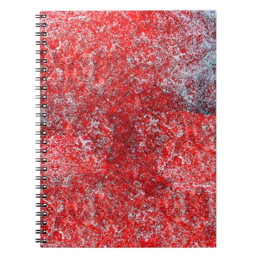 Rote Grunge Textur abstract,alt,art,background, Notizblock (Vorderseite)