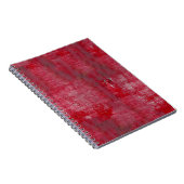 Rote Grunge Textur abstract,alt,art,background, Notizblock (Rechte Seite)