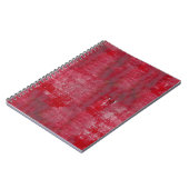 Rote Grunge Textur abstract,alt,art,background, Notizblock (Linke Seite)