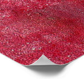 Rote Grunge Textur abstract,alt,art,background, Poster (Ecke)