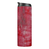 Rote Grunge Textur abstract,alt,art,background, Thermosbecher (Nach rechts gedreht)