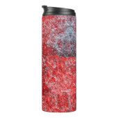 Rote Grunge Textur abstract,alt,art,background, Thermosbecher (Nach rechts gedreht)