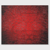 Rote Grunge Textur schwarzer Farbverlauf Geschenkpapier (Flach)