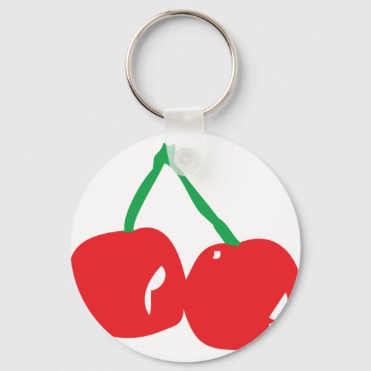 Rote Grünkirsche Schlüsselanhänger (Vorderseite)