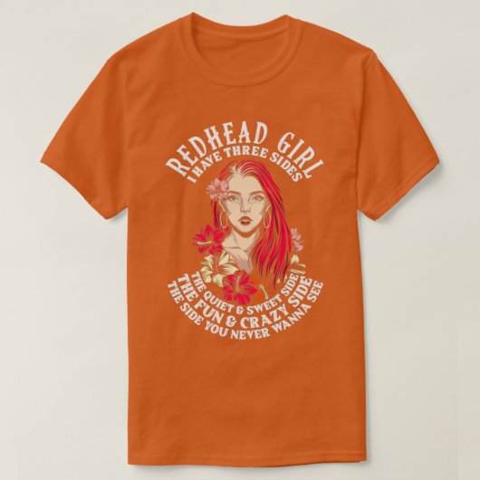 Rote Haare - Frauen Geschenk für Rote Haare T-Shirt (Design vorne)