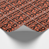 Rote Haare, Ginger Redhead Geschenkpapier (Ecke)
