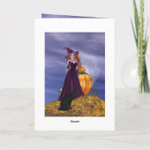 Rote Haareszunge Karte (Rückseite)