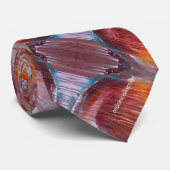 rote Hals-Krawatte "Rot " Krawatte (Gerollt)