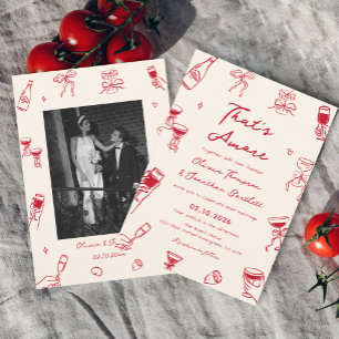 Rote Hand Italienisch, das ist eine Hochzeit mehr Einladung