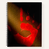Rote Hand Notizblock (Vorderseite)