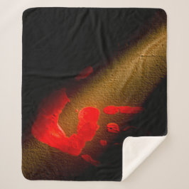 Rote Hand Sherpadecke