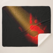 Rote Hand Sherpadecke (Vorderseite (Horizontal))