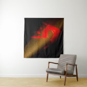 Rote Hand Wandteppich (Beispiel)