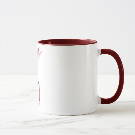 Rote Hasen Tasse (Rechts)