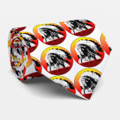 Rote hauptsächlichwolke krawatte (Gerollt)