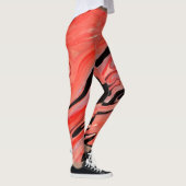 rote Haut Leggings (Rechts)