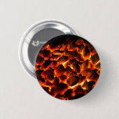 Rote, heiße Kohlen Button (Vorne & Hinten)