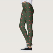 Rote heiße Paprikaschoten Leggings (Links)