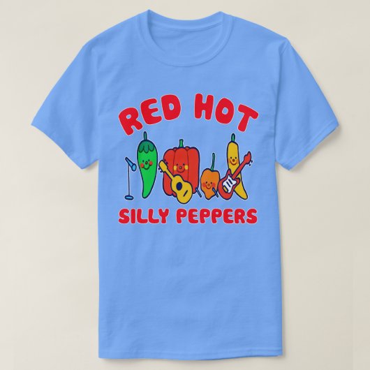 Rote heiße verrückte Paprika TShirt ltsp (Design vorne)