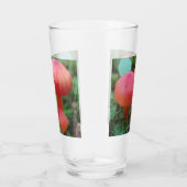 Rote, helle Pilze im Waldboden Glas (Rechts)