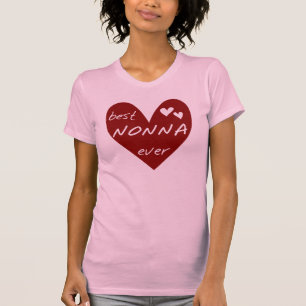 Rote-Herz-Beste-Nonna-aller-Zeiten-T-Shirts Gesche T-Shirt