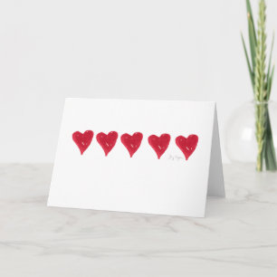 Rote Herz Karten