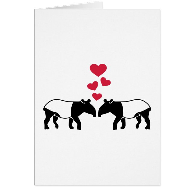 Rote Herz-Liebe des Tapir (Vorne)