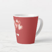 Rote Herz-Liebesballons Milchtasse (Rechte Ecke)