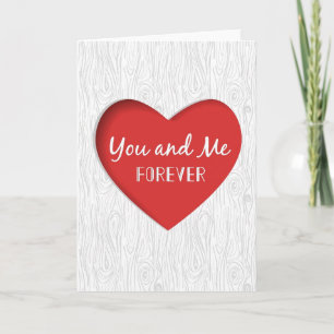 Rote Herz-Valentinstag-Karte Feiertagskarte