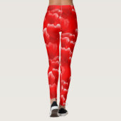 rote Herzballons Leggings (Rückseite)