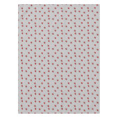 Rote Herzen auf grau Tischdecke (Vorderseite)