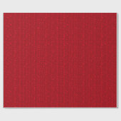 Rote Herzen beliebtes Muster Geschenkpapier (Flach)