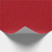 Rote Herzen beliebtes Muster Geschenkpapier (Ecke)