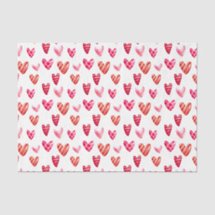 Rote Herzen (Design 35 Red Series) Seidenpapier