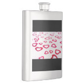 Rote Herzen Flachmann (Rechts)