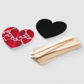 ROTE HERZEN FÜR DEN VALENTINTAG FÄCHER (Non-assembled)