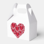 ROTE HERZEN FÜR DEN VALENTINTAG GESCHENKSCHACHTEL (Rückseite)