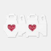 ROTE HERZEN FÜR DEN VALENTINTAG GESCHENKSCHACHTEL (Ungefaltet)