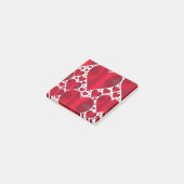 ROTE HERZEN FÜR DEN VALENTINTAG POST-IT KLEBEZETTEL (angewinkelt)
