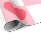 Rote Herzen Geschenkpapier (Rolleneckpunkt)