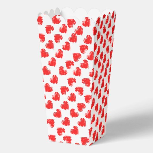 Rote Herzen Geschenkschachtel (Vorderseite)