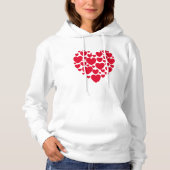 Rote Herzen, Hoodie (Vorderseite)