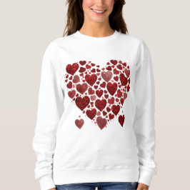 Rote Herzen Ich Liebe Sie Valentinstag Geschenk Sweatshirt