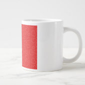 Rote Herzen Jumbo-Tasse (Rechts)