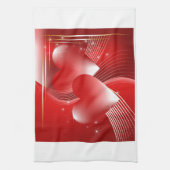 Rote Herzen Küchentuch (Vertikal)