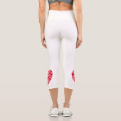 Rote Herzen, Leggings (Rückseite)
